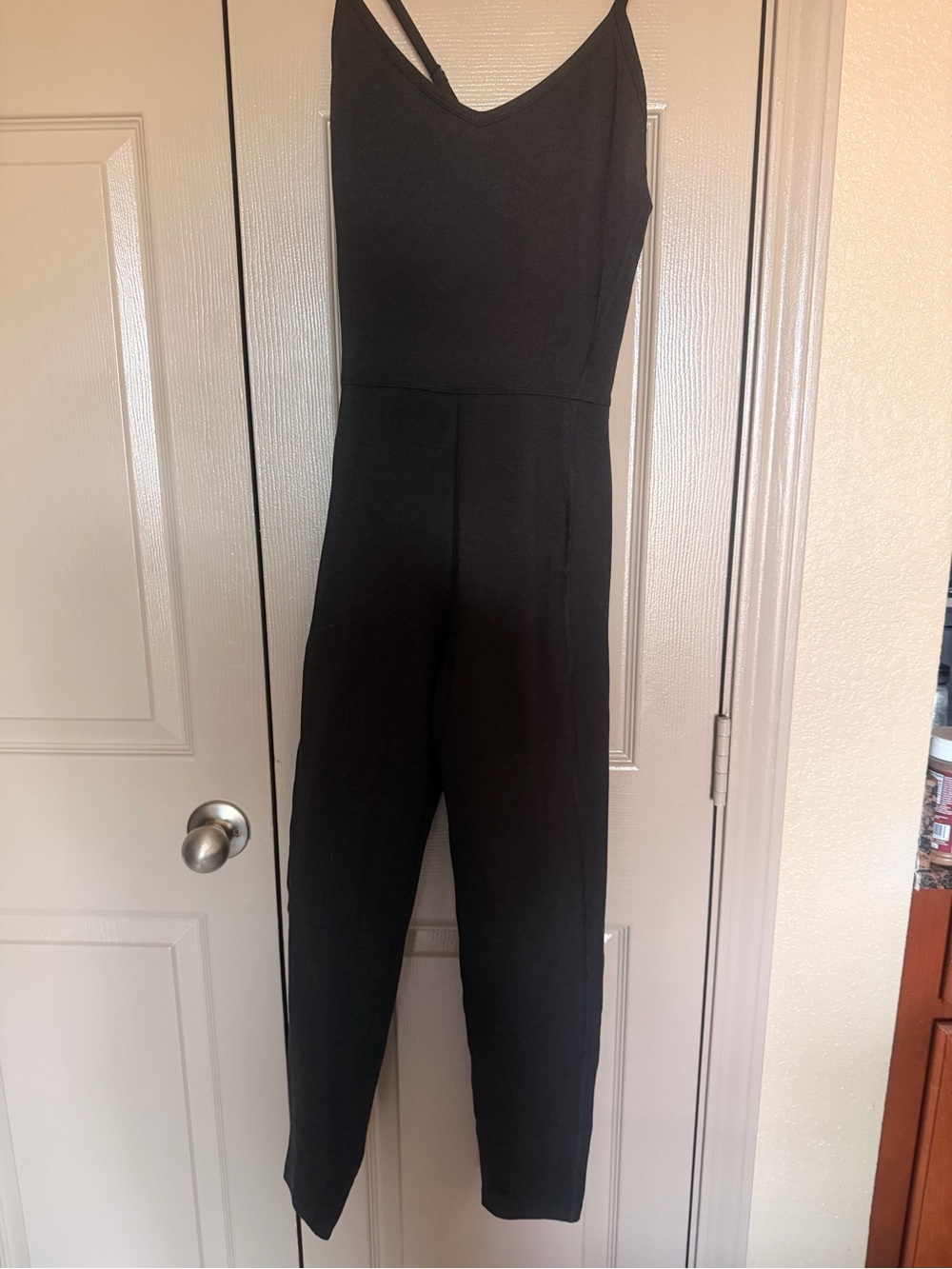 Old Navy Black Sleeveless V-Neck Jumpsuit